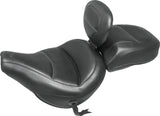 Mustang 08-21 Harley Electra Glide,Rd Glide,Rd King Tripper Fastback 1PC Seat w/Diam Stitch - Black