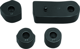 Kuryakyn Driver Floorboard Spacers 18-Up Softail Models Gloss Black - Powersports Haven