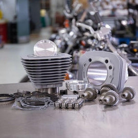 S&S Cycle 00-21 Sportster Models 883cc to 1200cc Hooligan Kit - Silver - Powersports Haven