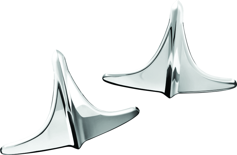 Kuryakyn Rear Fender Accents, Leading Edge, Chrome - Powersports Haven
