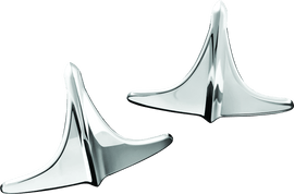 Kuryakyn Rear Fender Accents, Leading Edge, Chrome - Powersports Haven