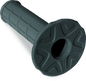 ProTaper 1/2 Waffle Grips - Med Dark Gray - Powersports Haven