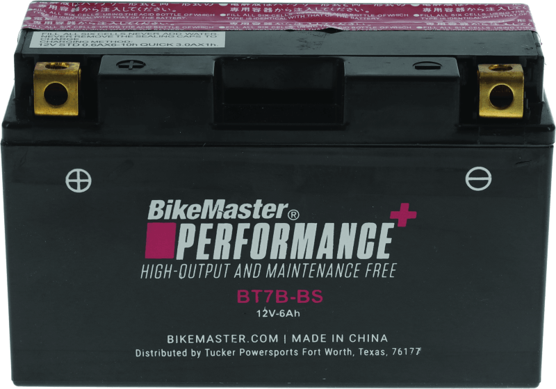 BikeMaster BT7B-BS Battery - Powersports Haven