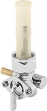 Bikers Choice Chrome 22MM Petcock With Screen Left Outlet Custom Universal
