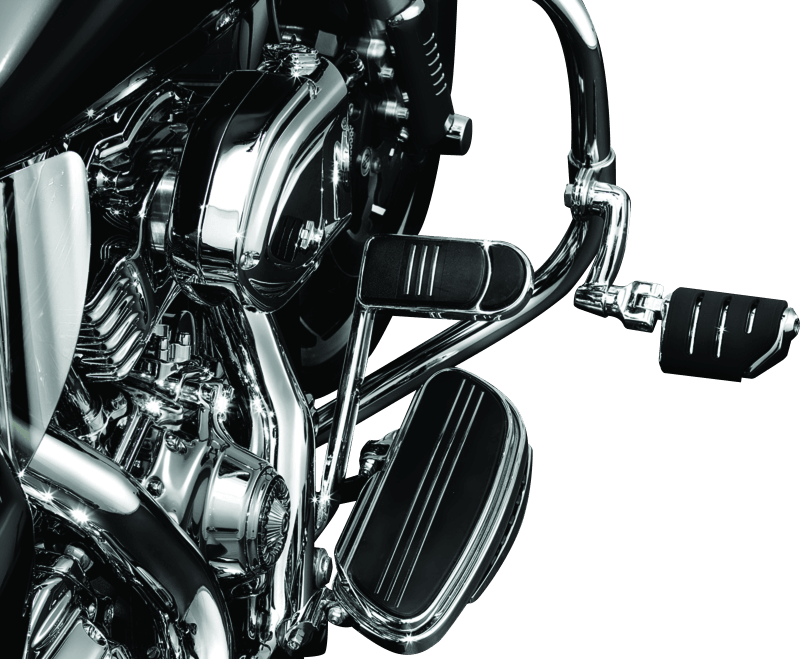 Kuryakyn Longhorn Offset Peg Mounts Chrome (Pair) - Powersports Haven
