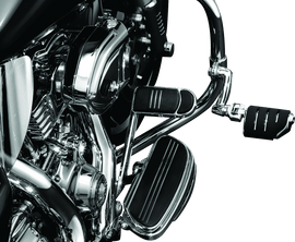 Kuryakyn Longhorn Offset Peg Mounts Chrome (Pair) - Powersports Haven