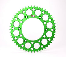 Load image into Gallery viewer, Renthal 2018/ 21-22 Kawasaki KLX450R Rear Grooved Sprocket - Green 520-52P Teeth - Powersports Haven