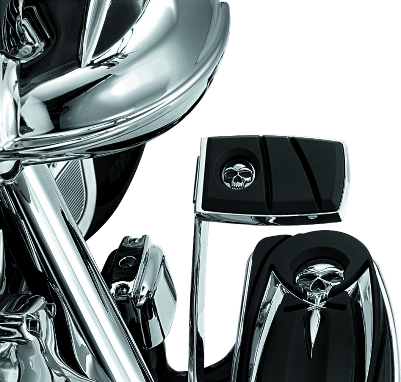 Kuryakyn Zombie Brake Pedal Pad For FL Models Chrome - Powersports Haven