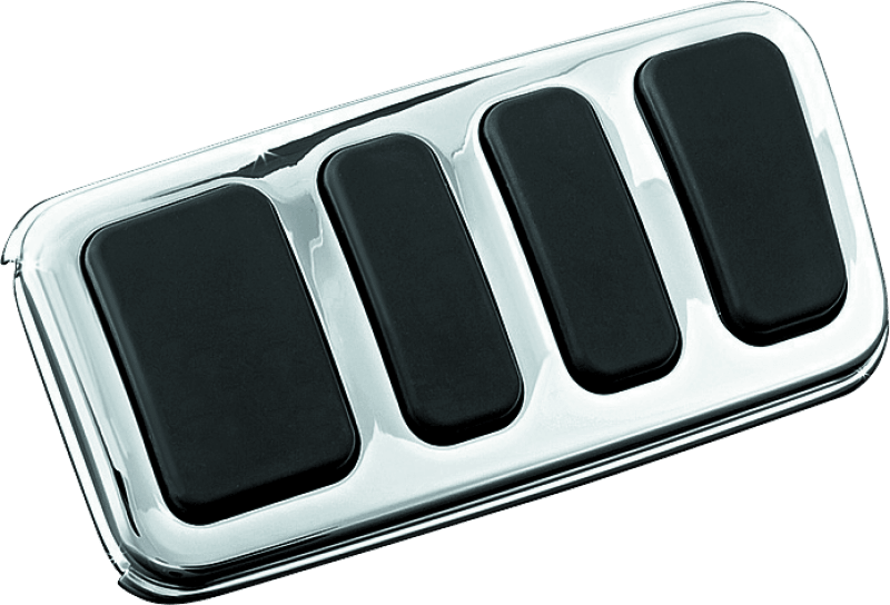 Kuryakyn ISO Brake Pedal Pad Longhorn Chrome - Powersports Haven