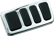 Load image into Gallery viewer, Kuryakyn ISO Brake Pedal Pad Longhorn Chrome - Powersports Haven