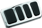 Kuryakyn ISO Brake Pedal Pad Longhorn Chrome - Powersports Haven