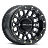 Raceline A92B Podium 15x6in / 4x156 BP / 40mm Offset / 132.5mm Bore - Satin Black Beadlock Wheel