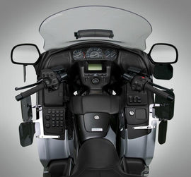 National Cycle 01-17 Honda GL1800 Gold Wing Mirror Mount Wing Deflectors - Dark Tint - Powersports Haven