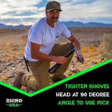Load image into Gallery viewer, Rhino USA Folding Recovery Shovel W/Pick - Powersports Haven