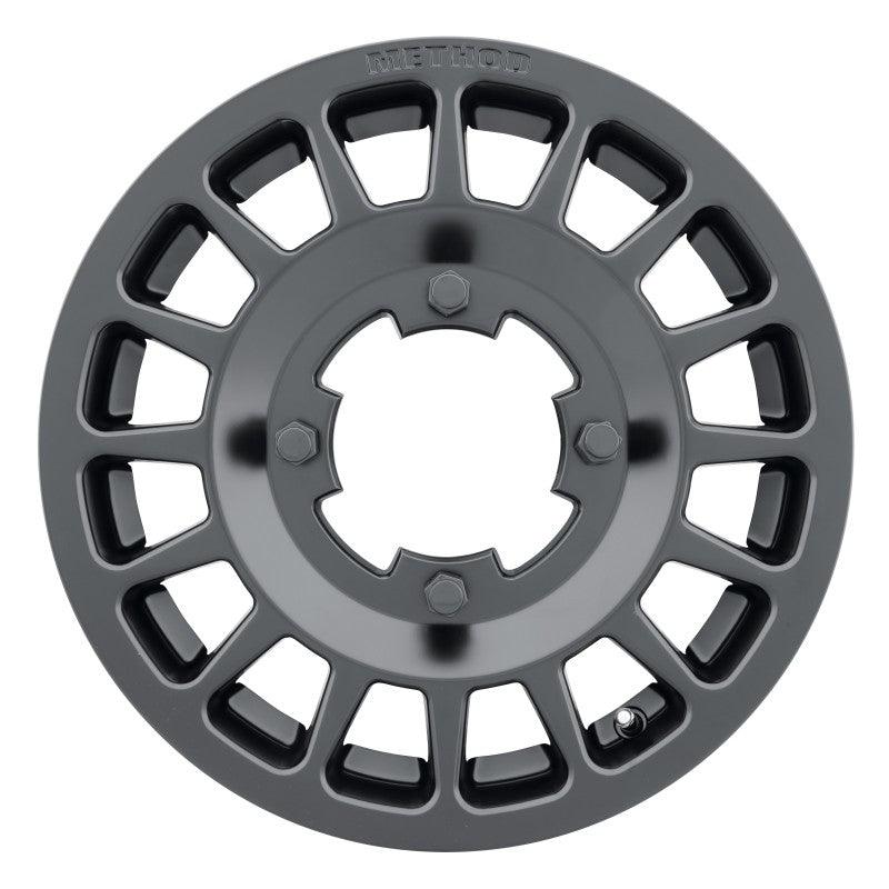 Method MR407 Bead Grip 15x6 / 5+1/51mm Offset / 5x4.5 / 77mm CB Matte Black Wheel - Powersports Haven