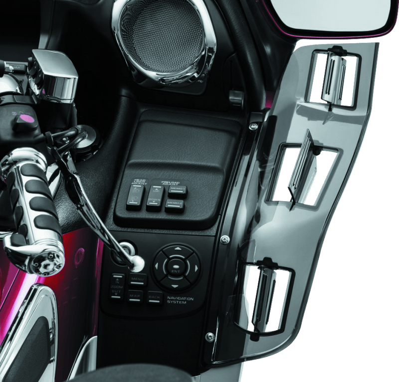 Kuryakyn Dragon Wings 01-17 Honda GL1800 Models Smoke - Powersports Haven