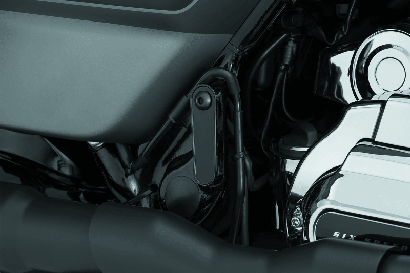 Kuryakyn Passenger Board Block Off Plate Black - Powersports Haven