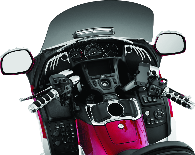 Kuryakyn ISO Grips For GL1800 With Heated Grips Chrome - Powersports Haven