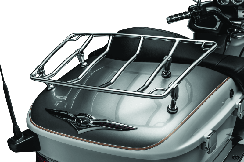 Kuryakyn Multi-Rack Adjustable Trunk Luggage Rack Chrome - Powersports Haven