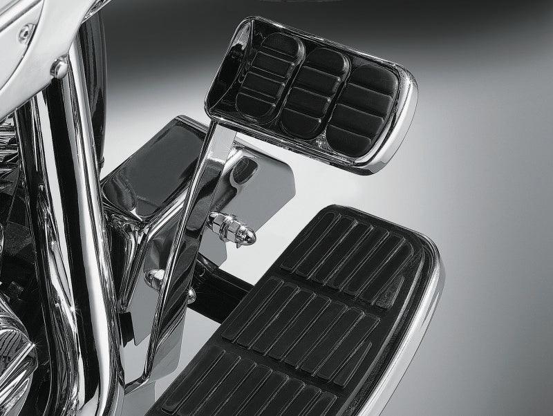 Kuryakyn Extended Brake Pedal 97-07 Touring 87-17 FL Softails Chrome - Powersports Haven