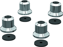 Kuryakyn Luggage Rack Risers 01-22 Honda GL1800 Chrome - Powersports Haven