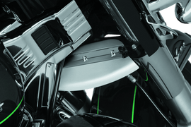 Kuryakyn Lower Triple Tree Wind Deflector Chrome - Powersports Haven