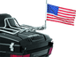 Kuryakyn Flag With Universal 1/2inch Vertical Mount Chrome - Powersports Haven
