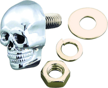 Load image into Gallery viewer, Bikers Choice Chrome Skull Kromets 5/8 Long 1/4-20 Stud Ea - Powersports Haven