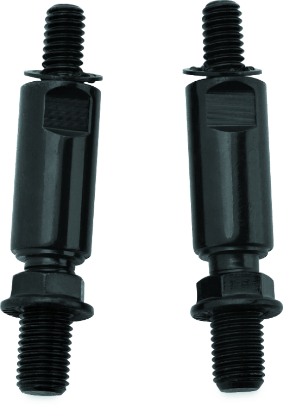 Kuryakyn Raised Mirror Mnt Adapters Gloss Black - Powersports Haven