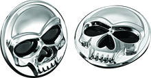 Load image into Gallery viewer, Kuryakyn Universal Zombie Medallions 2in Diameter Chrome - Powersports Haven
