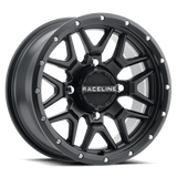 Raceline A94B Krank 14x7in / 4x156 BP / 10mm Offset / 132.5mm Bore - Satin Black Wheel
