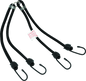 BikeMaster 24in Heavy Duty 4-Hook Bungee - Black - Powersports Haven