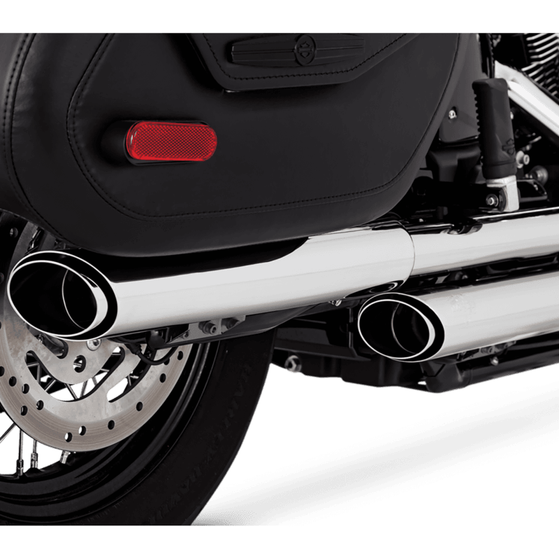 Vance & Hines 18-22 Harley Davidson Softail Heritage Twin Slash PCX Slip-On Exhaust - Chrome - Powersports Haven