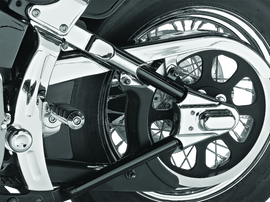 Kuryakyn Boomerang Frame Covers For 00-07 Softail Chrome - Powersports Haven