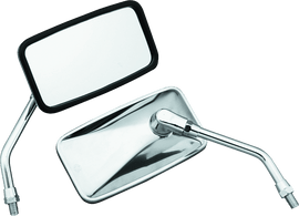 BikeMaster Cruiser Mirror Yamaha 10mm - Each - Stainless - Powersports Haven