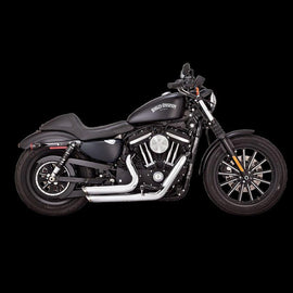 Vance & Hines HD Sportster 14-22 Shortshots Stag Chrome Full System Exhaust - Powersports Haven