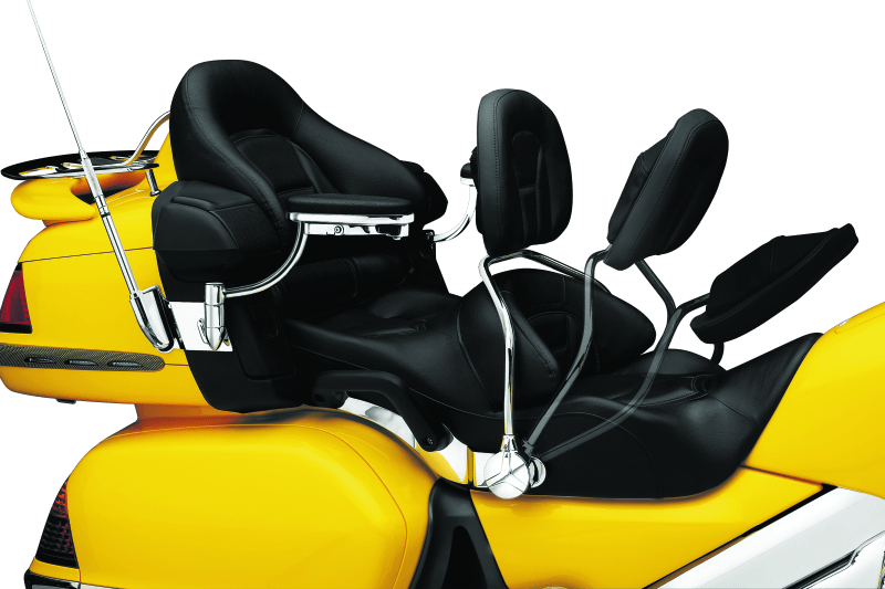 Kuryakyn Rider Backrest Honda GL1800 01-10 Models Chrome - Powersports Haven