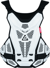 Answer Apex 1 Roost Guard White/Black Adult - Powersports Haven