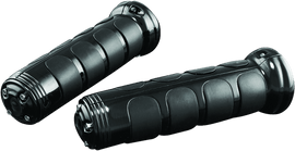 Kuryakyn ISO-Grips With OEM Heated Grip 06-20 Honda GL1800 Black - Powersports Haven