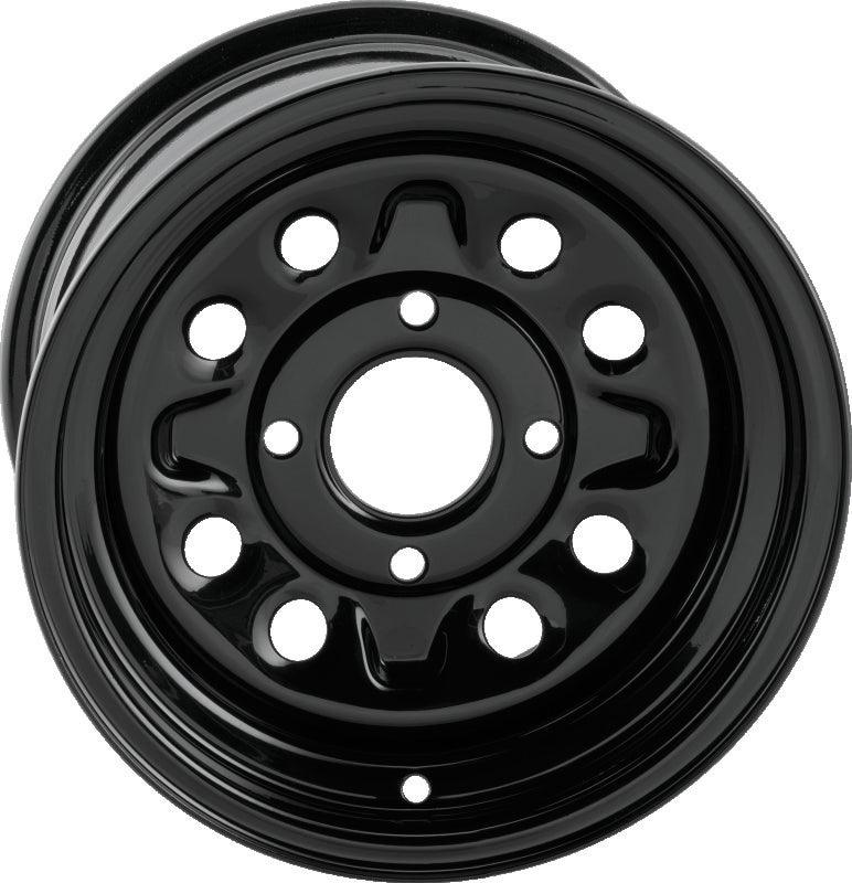 QuadBoss Steely Wheel 12X7 - 4+3 - 4/110 - Powersports Haven