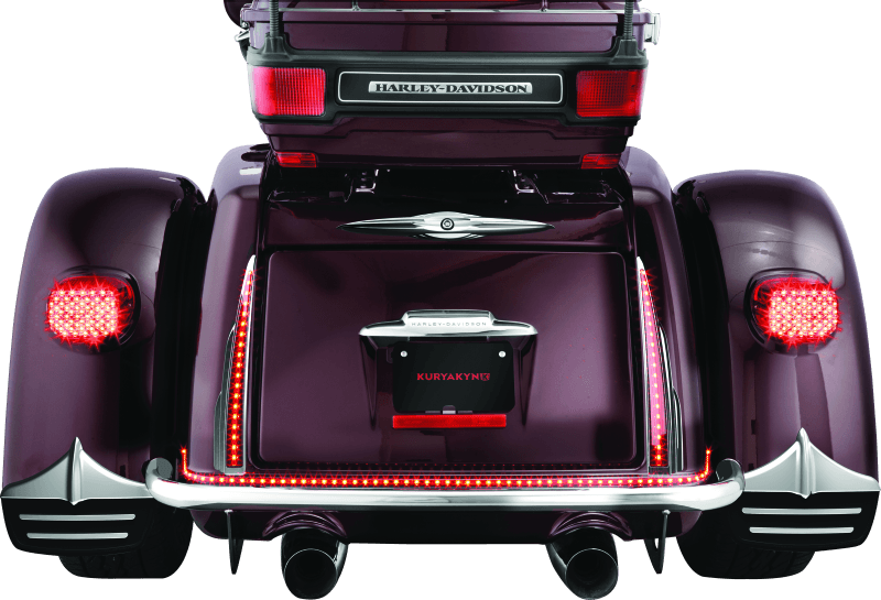 Kuryakyn Rear Mud Flaps For Trikes Chrome - Powersports Haven
