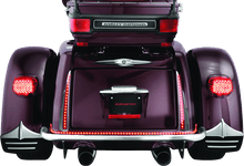 Load image into Gallery viewer, Kuryakyn Rear Mud Flaps For Trikes Chrome - Powersports Haven