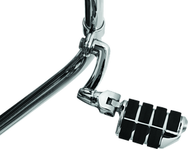 Kuryakyn Longhorn Offset Dually ISO Peg With 1-1/2in Clamp Chrome - Powersports Haven