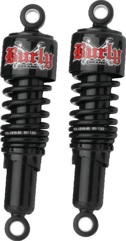 Burly Brand XL Shocks 10.5in - Black - Powersports Haven