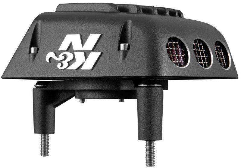 K&N Street Metal Intake System for 01-16 Harley Davidson Softail/Dyna - Shaker Black - Powersports Haven