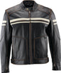 Kuryakyn Leather By River Road Hoodlum Vintage Leather Jacket Black - Medium - Powersports Haven