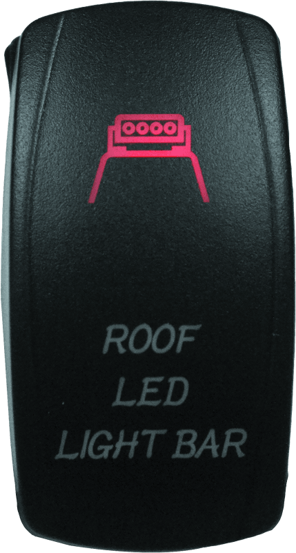 DragonFire Racing Lighted Switch Roof Led On/Off Red - Powersports Haven