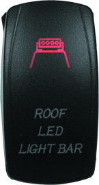 DragonFire Racing Lighted Switch Roof Led On/Off Red - Powersports Haven