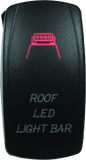 DragonFire Racing Lighted Switch Roof Led On/Off Red - Powersports Haven