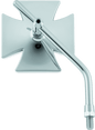Bikers Choice 65-Up Chrome Maltese Mirror Long Stem Each Custom - Powersports Haven